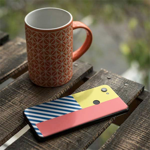 Color Blocks Google Pixel 3a Skin